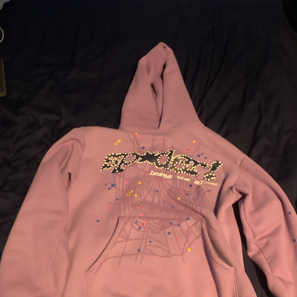 purple spider hoodie